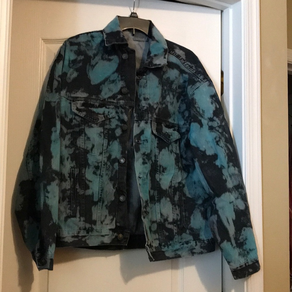 LF Carmar tie dye oversized denim jacket NWOT XS-L